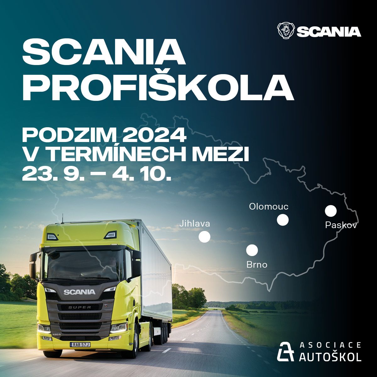 SCANIA PROFIŠKOLA: Nové termíny jsou tu!